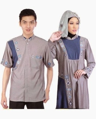 30 Contoh Model  Baju  Muslim Couple  Terbaru 2019