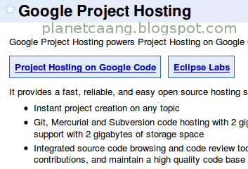 google_project_hosting