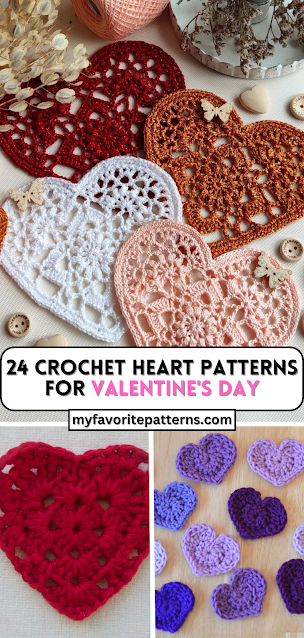 Crochet Heart Pattern from Newbie to Pro