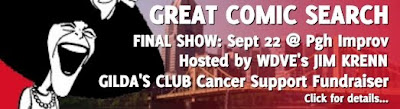 Gilda's Club, Great Comic Search, Jim Krenn, Pittsburgh