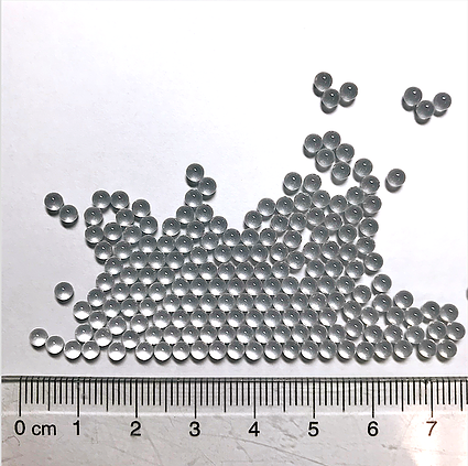 Laboratory borosilicate glass beads 3mm