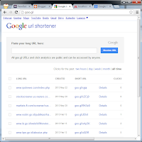 Shortening Web Links with Google URL Shortener
