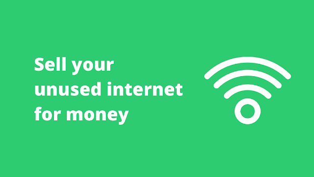 Sell your unused internet and earn money.