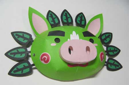 Guribu Mask Papercraft