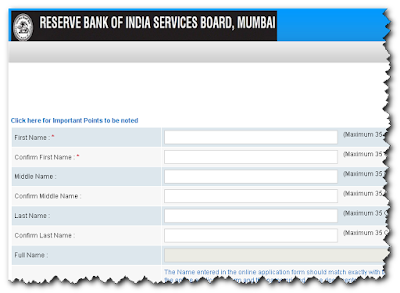 RBI Officer Recruitment 2015 Online form