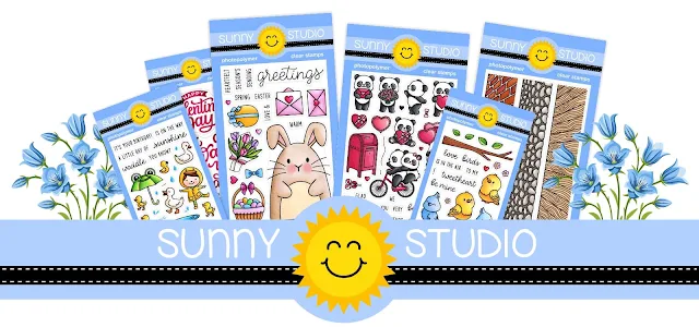 Sunny Studio Stamps Spring 2024 Release with Clear Stamps & Metal Cutting Dies