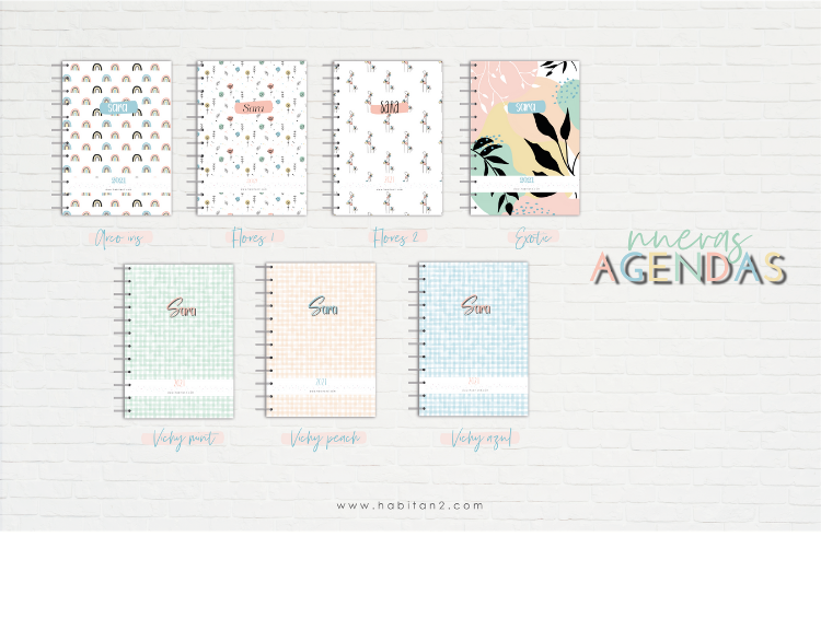 Nueva agenda personalizada 2021 by Habitan2 | Papelería y eventos