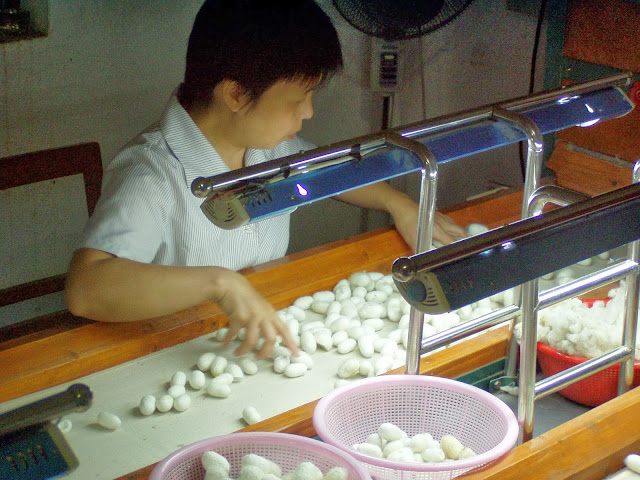 Suzhou Silk production