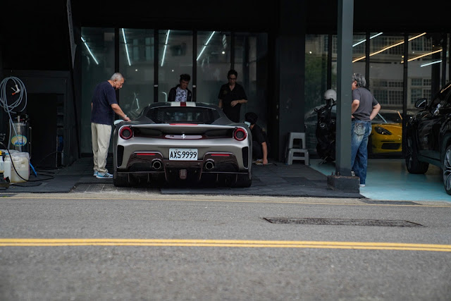 Ferrari 488 Pista  犀牛皮維護保養 ARMS亞墨斯-車體覆膜&藝術規劃 PREMIUM WRAPS & DESIGNS Hsinchu