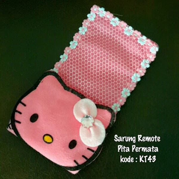 Sarung Remote Hello Kitty Murah Grosir Ecer Pita Permata