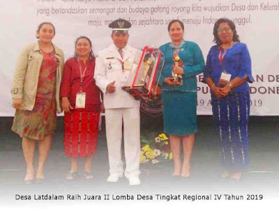 Desa Latdalam Raih Juara II Lomba Desa Tingkat Regional IV Tahun 2019