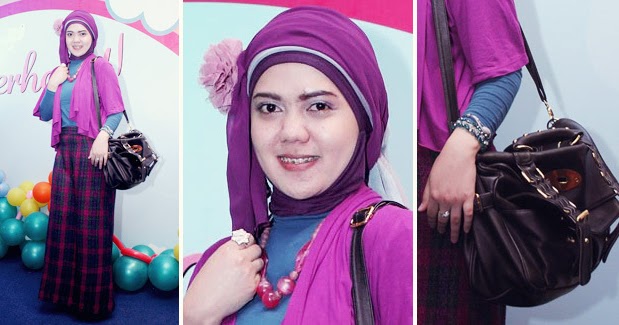 Fashion Wanita Cantik Modis Dengan Hijab  dan Busana  