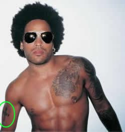 lenny kravitz tattoos