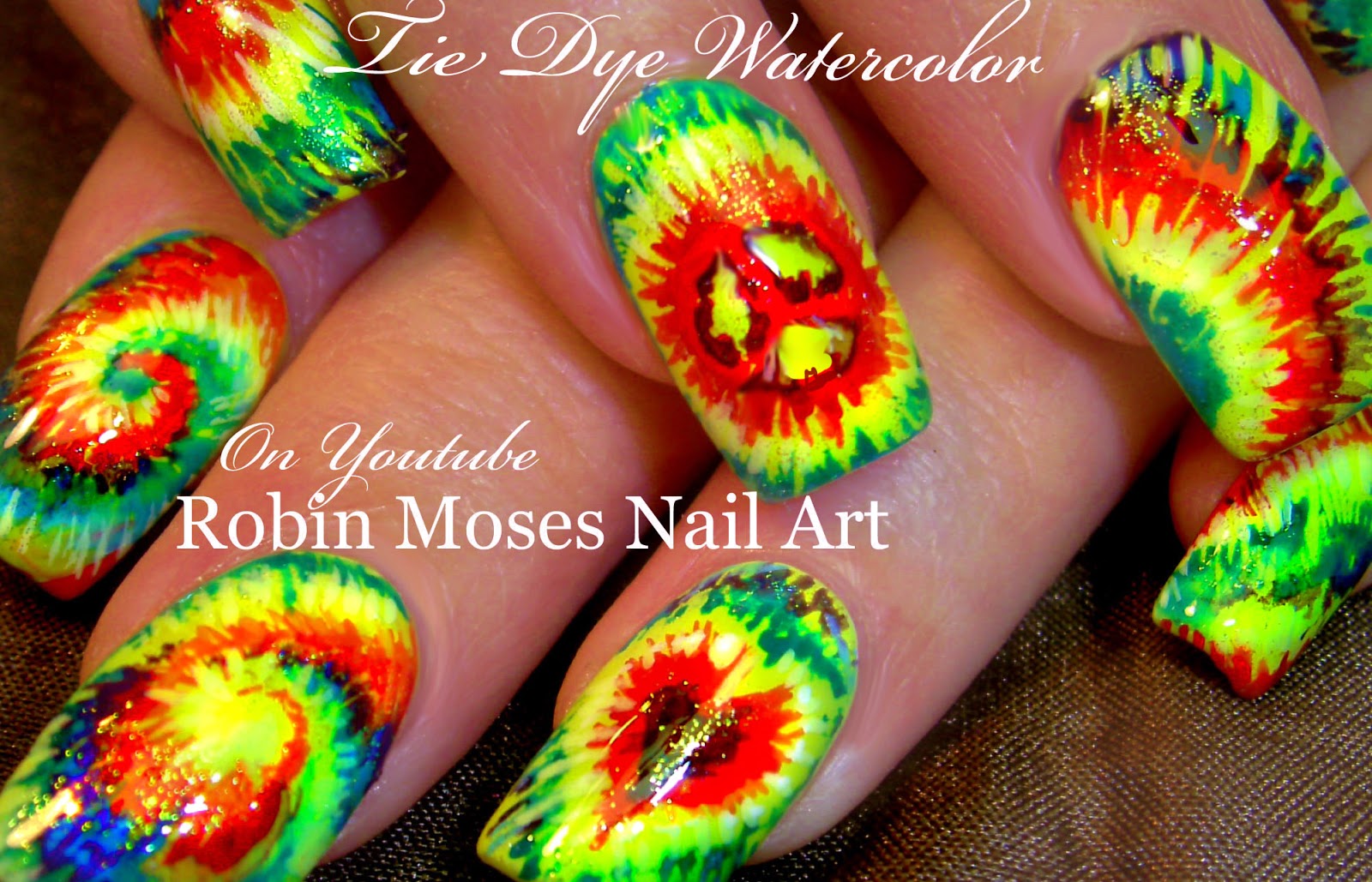 57 Pretty Nail Ideas The Nail Art Everyone's Loving – Tie Dye Nails