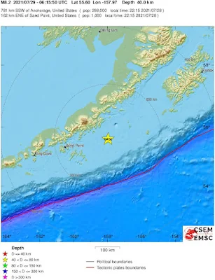 8.2 magnitude earthquake off Alaskan peninsula, tsunami warning