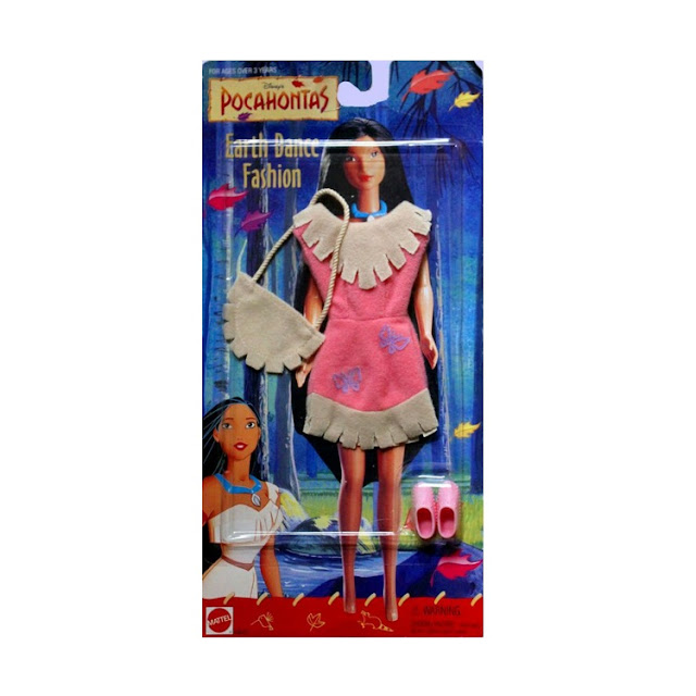Tenue rose pour poupée Disney Pocahontas : Earth Dance Fashion.