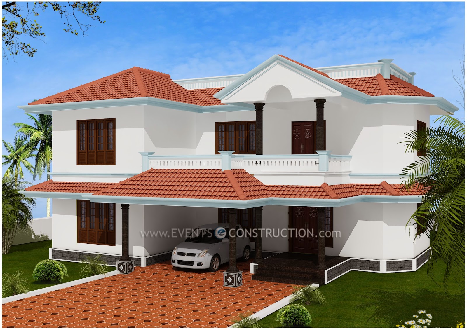 Evens Construction Pvt Ltd Simple  kerala  house  design