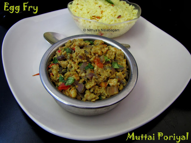 Egg Fry | Muttai Poriyal