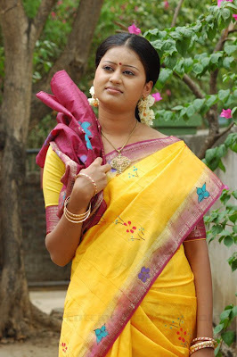 Actress Natchathira Saree Photos