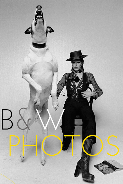 David Bowie (b&w photos)