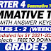 GRADE 5 QUARTER 4 SUMMATIVE TESTS No. 1  (Modules 1-2) With Answer Keys