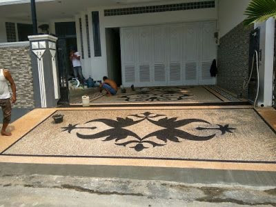 garden style - pasang batu sikat