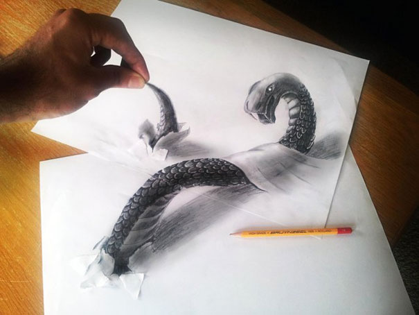 pencil art photo