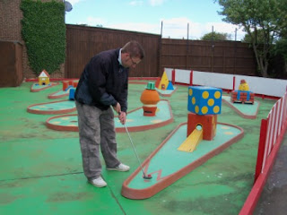 Crazy Golf at the Vegas Amusement Arcade in Hunstanton