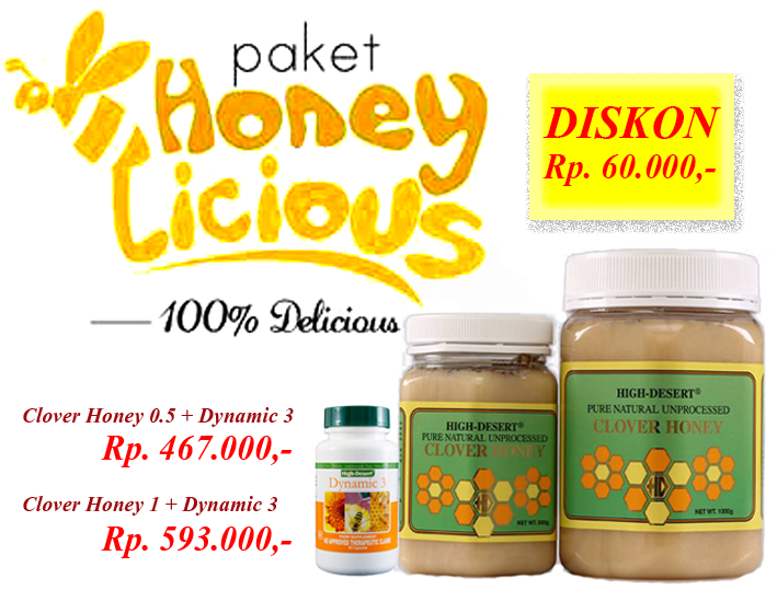 Paket Honeylicious, promo honeylicious