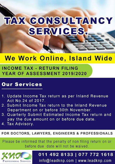 Income Tax - Reduce 50% your Tax - KNP Professional Services