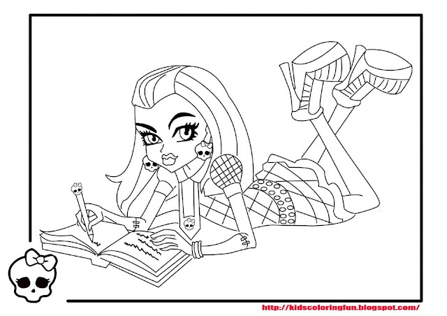 ultimate monster high coloring pages