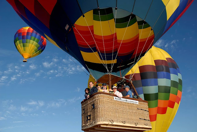 Hot Air Balloon In Napa