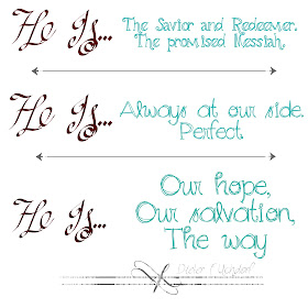 He is the Savior and Redeemer, the promised Messiah Christmas Printable square