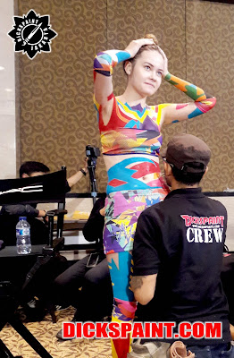 Body Painting MAC Cosmetics Jakarta