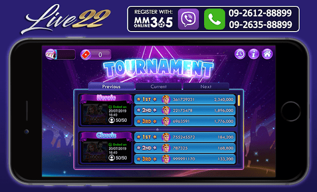 How to play Live22 Tournament