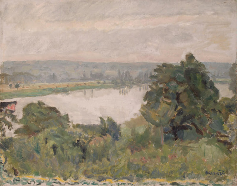 Siene near Vernon by Pierre Bonnard - Landscape Paintings from Hermitage Museum