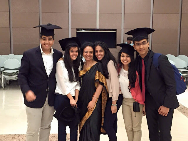 Filmmaker and Film Educationalist Oorvazi Irani (center) with her batch of graduating students