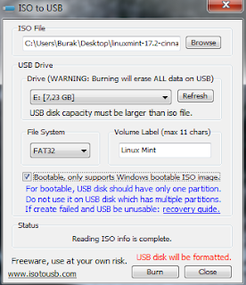 ISO to USB
