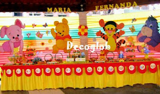 Children parties, Pooh Bear Decoration