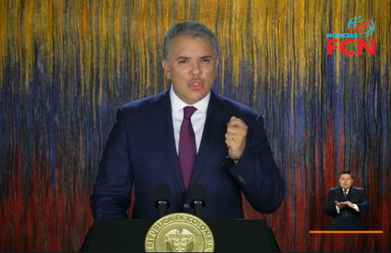 Habla el Presidente de Colombia Iván Duque Márquez