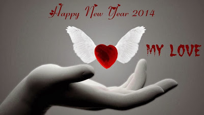 My 1st Card 4 U. Advance Happy New Year 2014 My Love