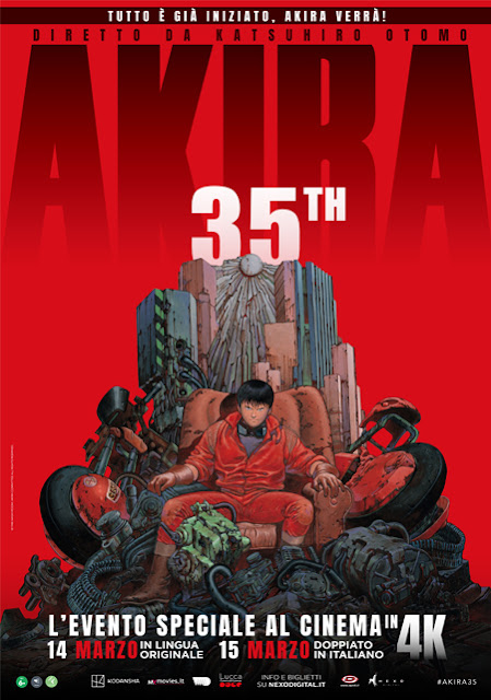 Akira: londina italiana del film per il 35° anniversario