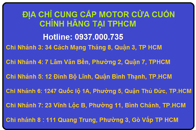 địa chỉ sửa chữa cửa cuốn uy tín tại tp.hcm