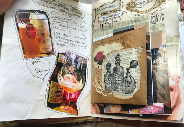 My First Junk Journal: Adding Photos & Journalling #2