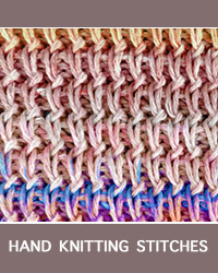 Learn Rank and File Textured Pattern with our easy to follow instructions at HandKnittingStitches.com