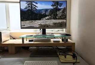 A typical small home office set up