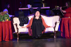 IN REVIEW: soprano TAMARA BELIY as Rosalinde in UNCG Opera Theatre's October 2019 production of Johann Strauss II's DIE FLEDERMAUS [Photograph © by Amber-Rose Romero, Tamara Beliy, & UNCG Opera Theatre]