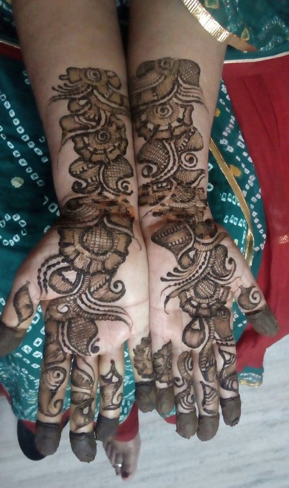 Bridal Mehndi Design Full Hands Fancy Fashion Points