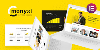 Monyxi Cryptocurrency Trading Business Coach WordPress Theme  Monyxi is a multi-purpose CryptoCurrency Wordpress Theme. It is powerful, modern and bold, perfect for cryptocurrency and financial blog in general. You may also use it as a cryptocoach website or simply a financial advisor and bookkeeper website.