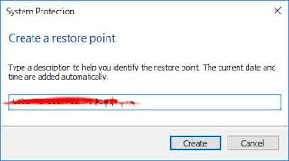 cara membuat system restore point windows 10